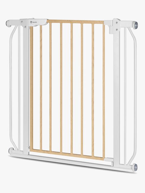 Lionelo Truus Slim Sikkerhedsgitter, White/Natural