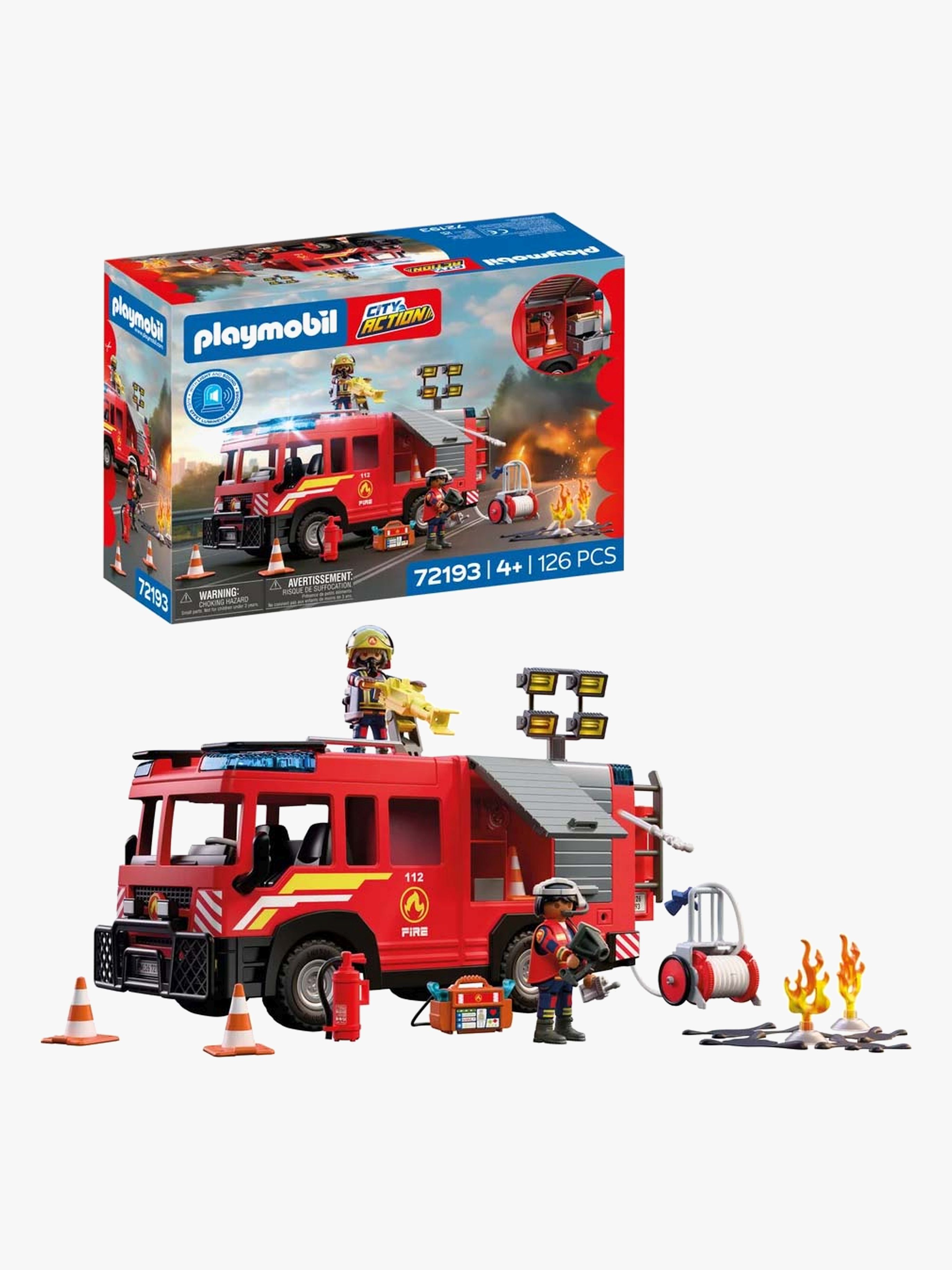 Playmobil City Action Brandbil Til Redningsaktioner, Flerfarvet
