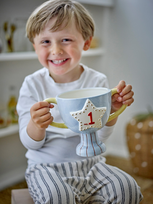 Bloomingville MINI, Trophy Blomsterpotte Keramik, Flerfarvet