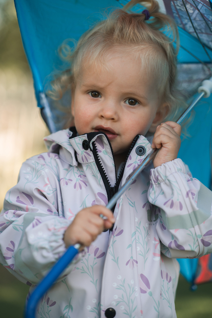 Lindberg Vattholma Regndragt, Lavender/Pink