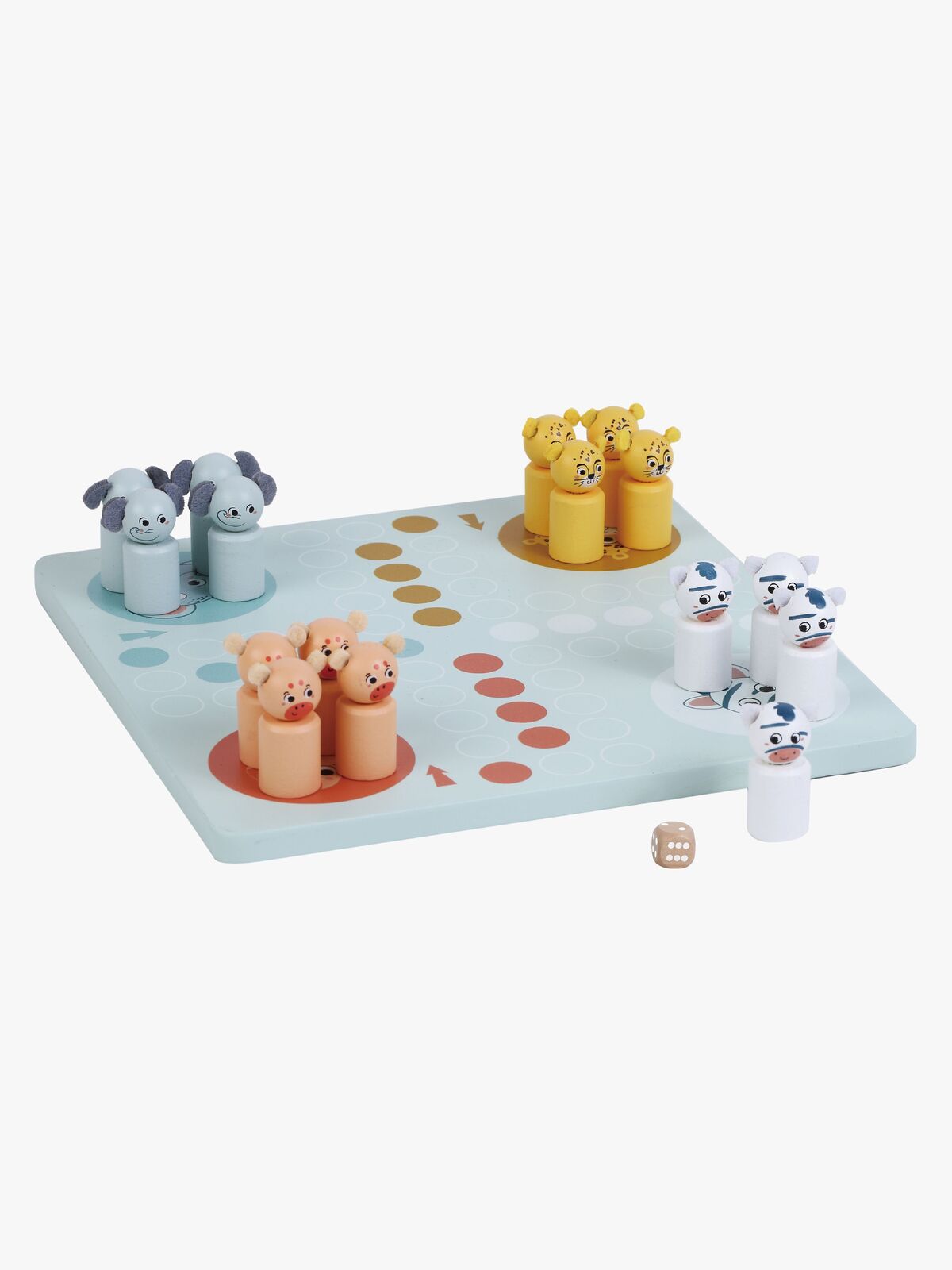 Kinder and Kids Ludo Safari, Multifarvet