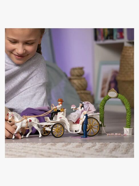 Schleich 42641 Horse Club Legesæt Bryllupsvogn