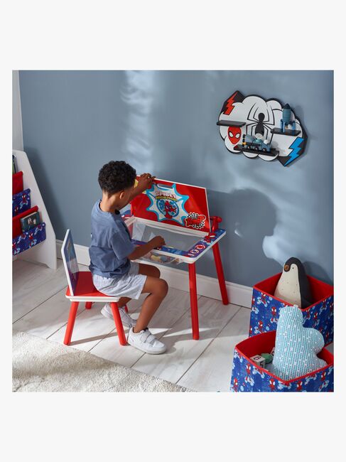 Marvel Spidey & His Amazing Friends Skrivebord med Stol, Rød