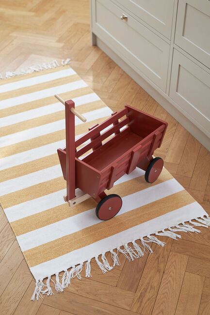 Kids Concept Trækvogn Carl Larsson, Mørkerød