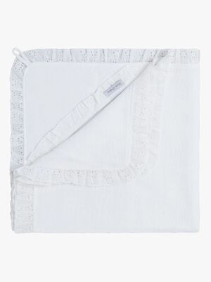 Baby's Only Hooded Baby Tæppe Calm, White