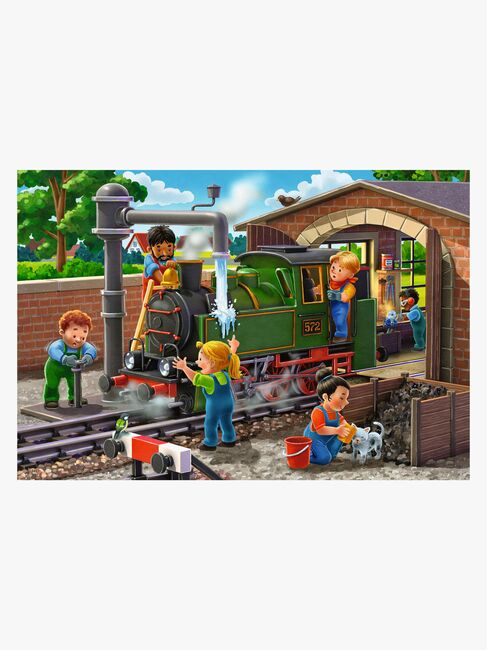 Ravensburger Airplane & Train Repairs Puslespil 2x24 Brikker