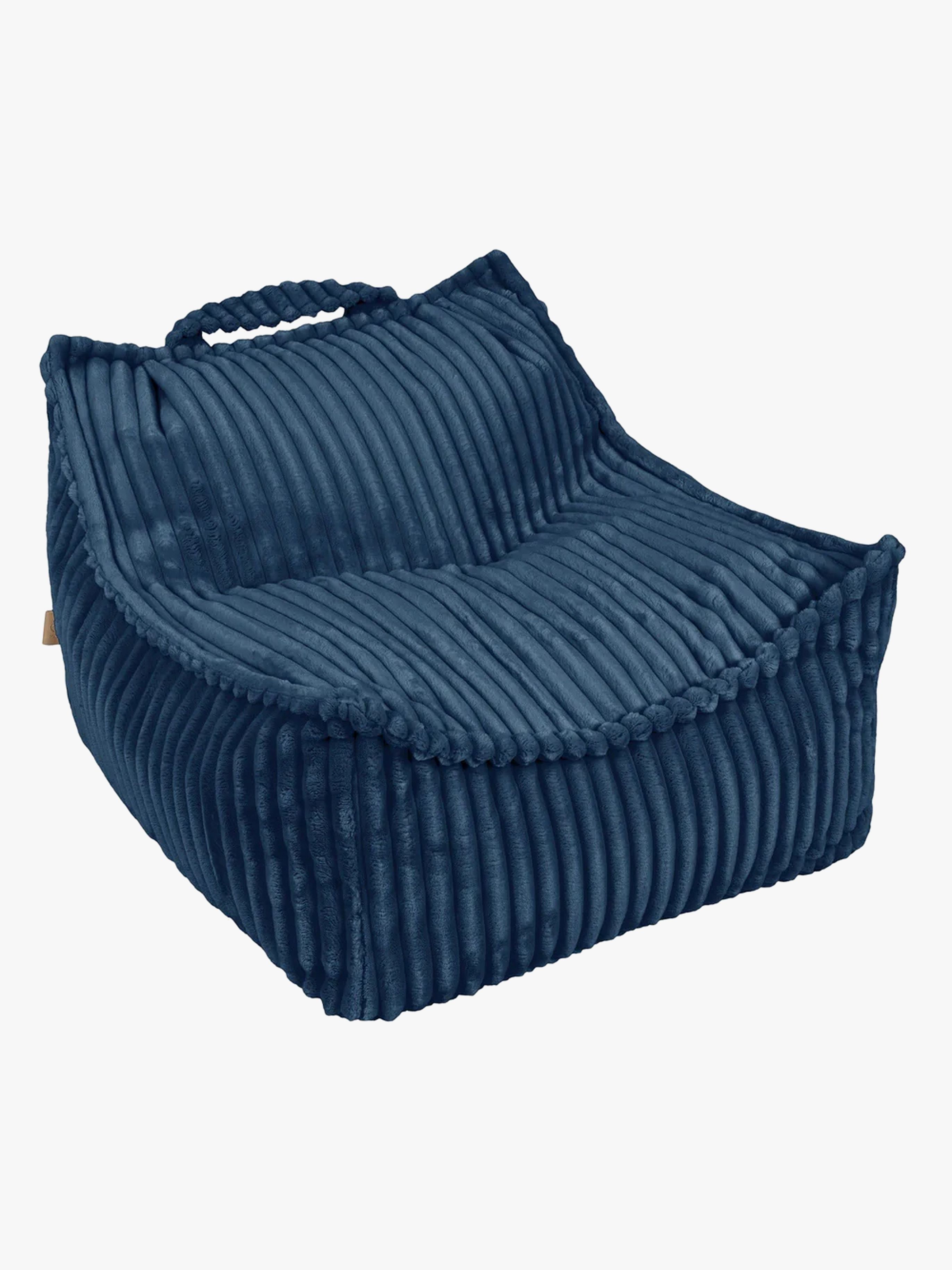 Meowbaby Churros Sækkestol, Midnight Blue, Børnemøbler, Indretning børneværelse