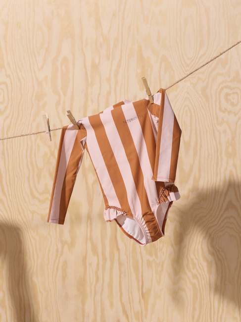 Nordbjörn Sandsjön UV-Badedragt, Pink Stribet