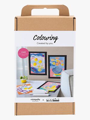 Creativ Company Malesæt DIY Farvelægning Tusch