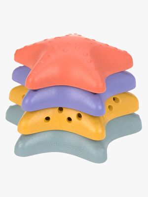 Lässig Søstjerne Stablelegetøj, Pink/Lilac/Yellow/Blue