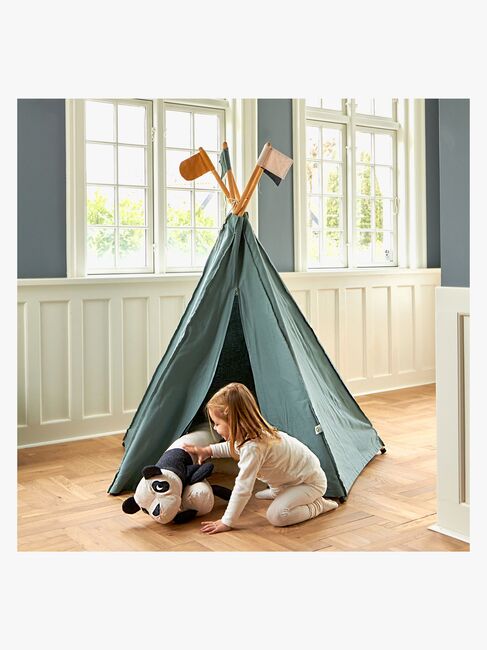 Roommate Lang Pude Panda, Hvid