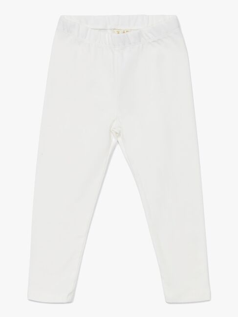 Petite Chérie Atelier Arielle Leggings 2-pak, White/Lavender