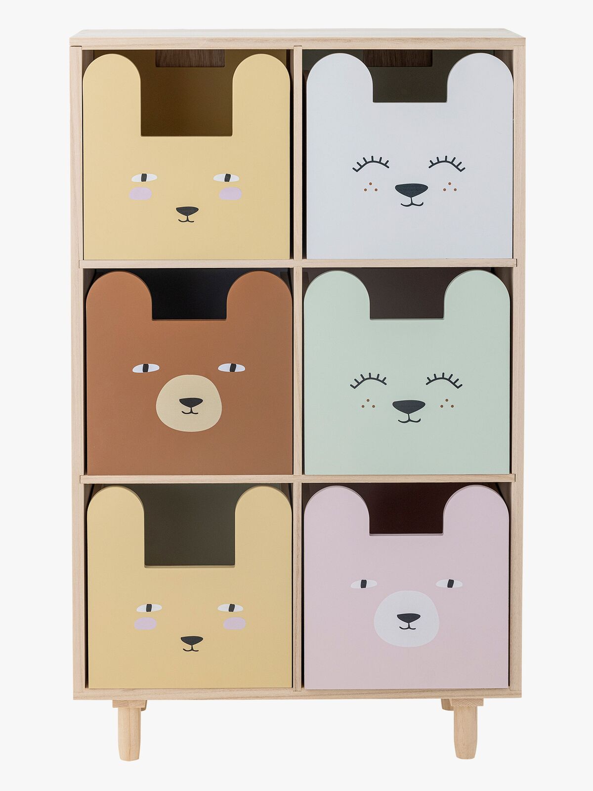 Bloomingville Calle Bogreol med Skuffer, Nature