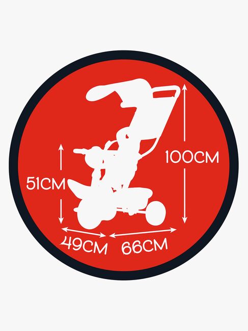 Smoby Trehjulet Cykel Baby Balade Plus Mickey Mouse