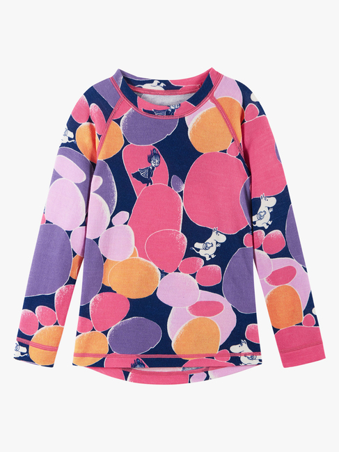 Reima Moomin Trivsam Skiundertøj Merinomix, Soft Coral