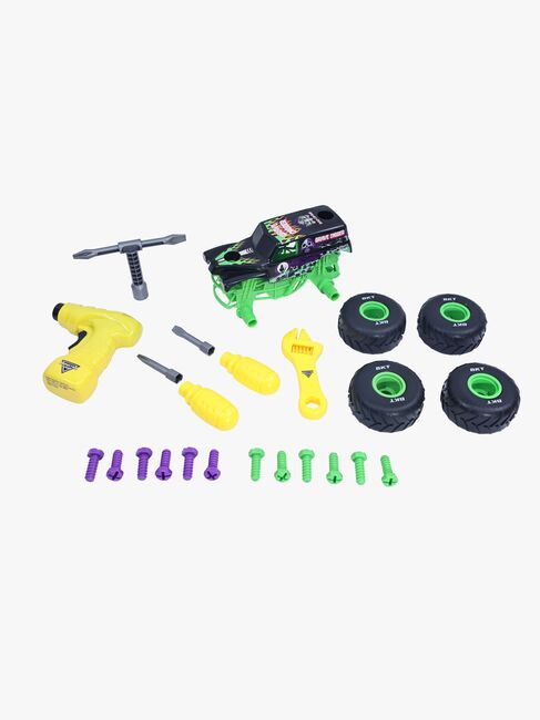 Monster Jam Mechanix Build N ReBuild Grave Digger Bil 1:18 5004584-2139_3e.jpg