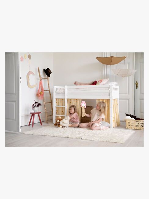 Hoppekids Basic Halvhøj Seng 70x160, Hvid