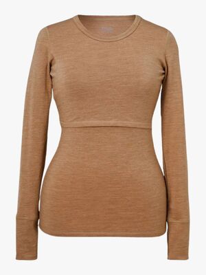 Boob Merinould Ammetop, Brown Melange