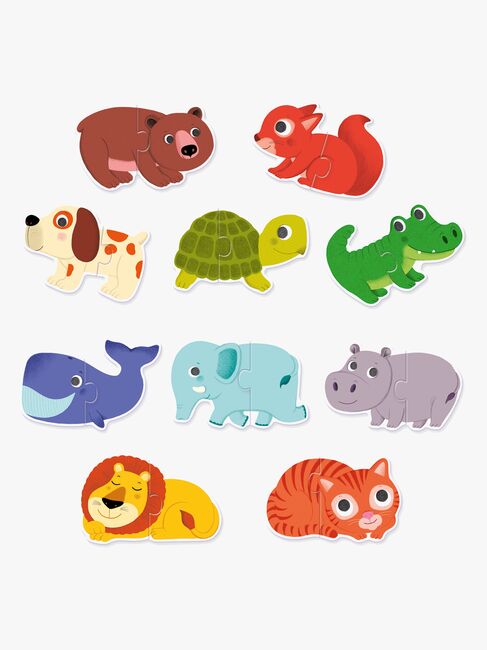 Djeco Duo Puslespil Dyr 20 Brikker