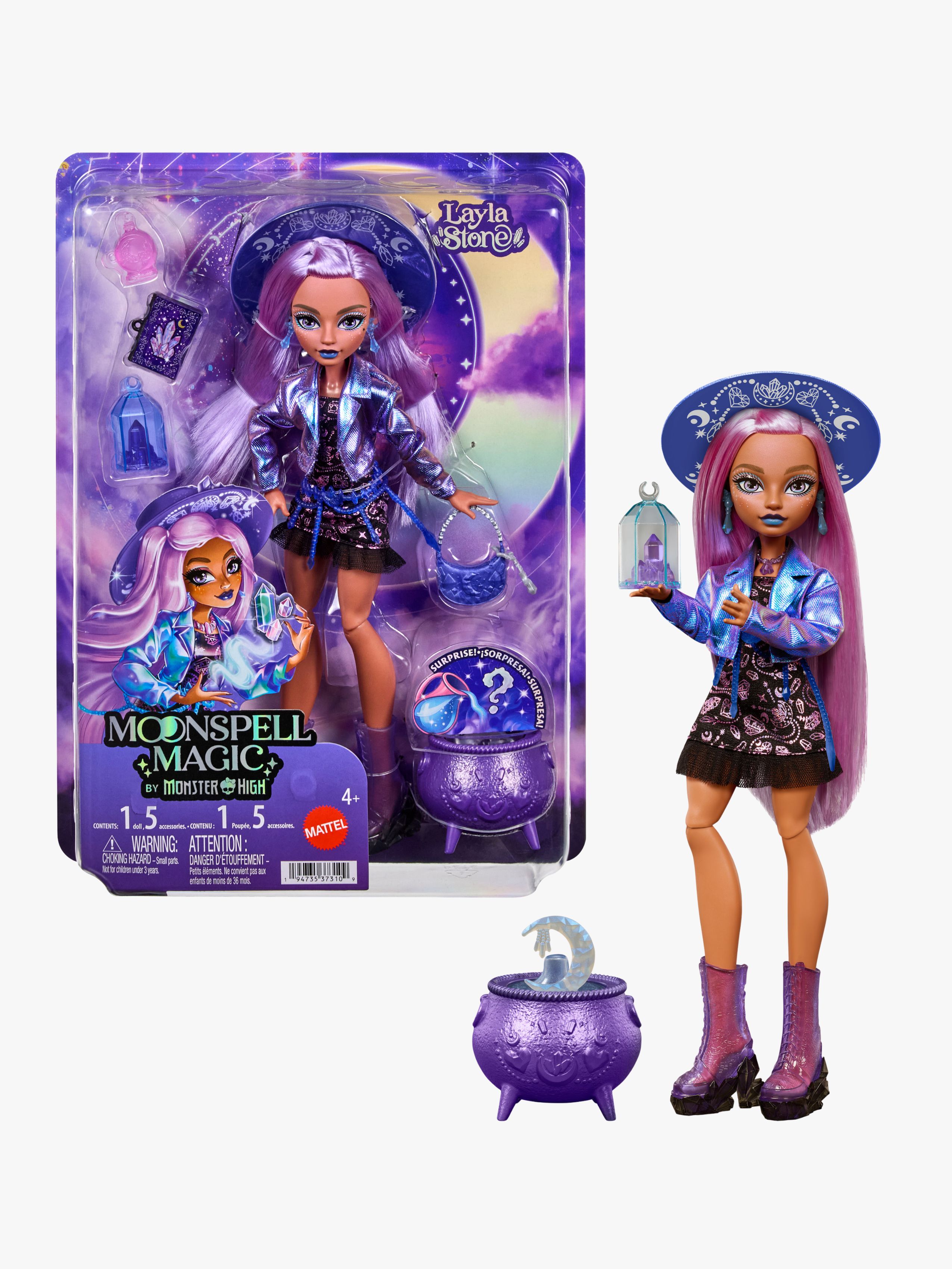 Monster High Moonspell Magic Modedukke Crystal