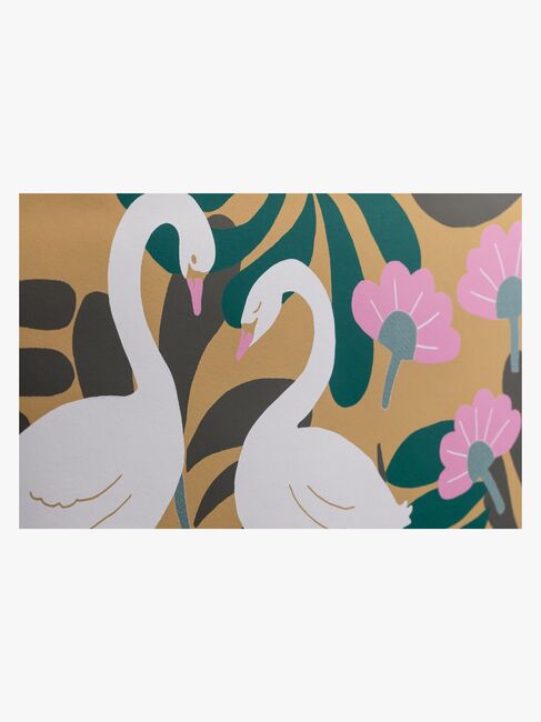Petite Déco Tapet Swan, Guld