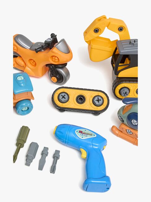 Fippla Lær & Opdag Kasse Transportmiddel med Skruetrækker