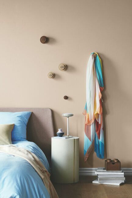 LEGO 1x1 Træknager, Oak Dark Stained