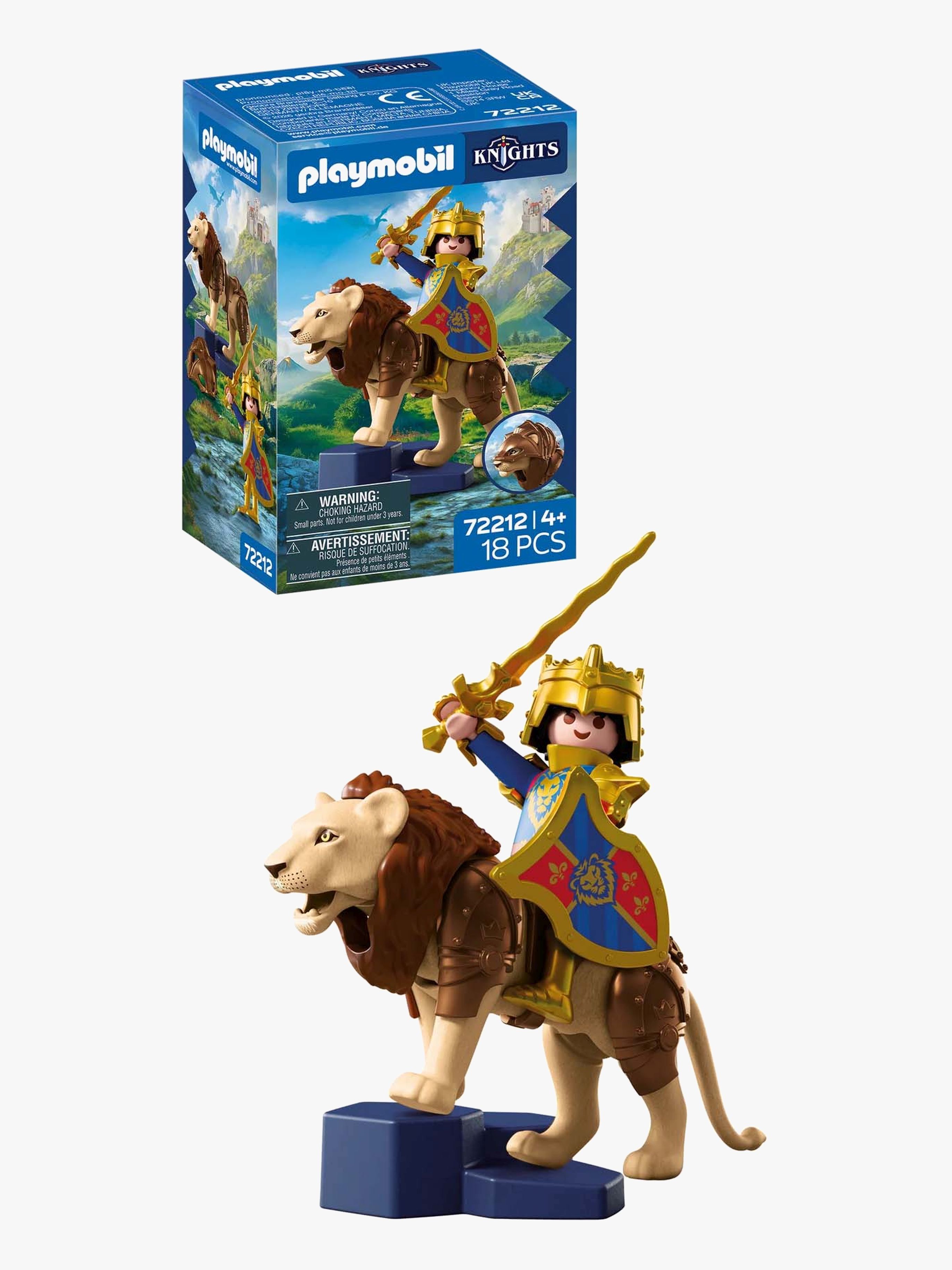Playmobil Knights 72212 Playmobil Knights Løve Med Gylden Ridder