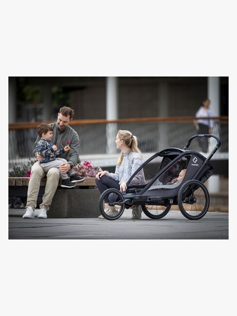 Hamax Cocoon Cykelanhænger, Grey/Black