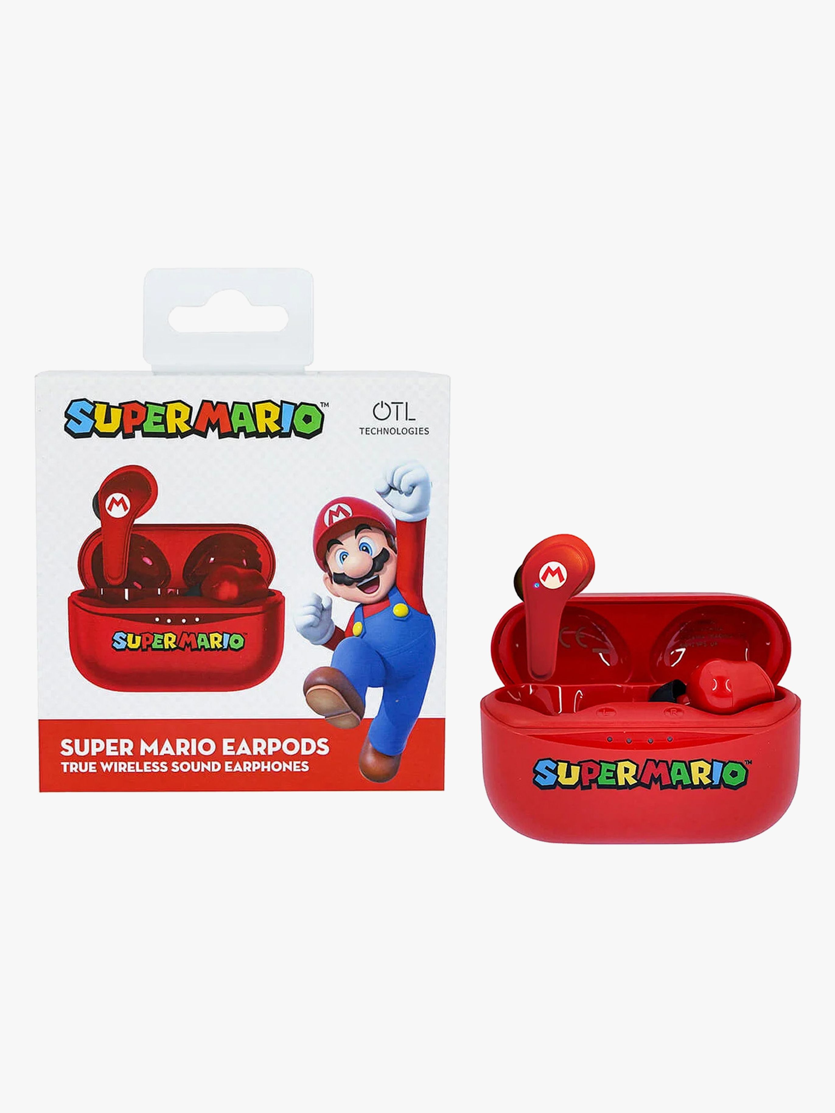 Super Mario Høretelefoner In-Ear TWS, Rød