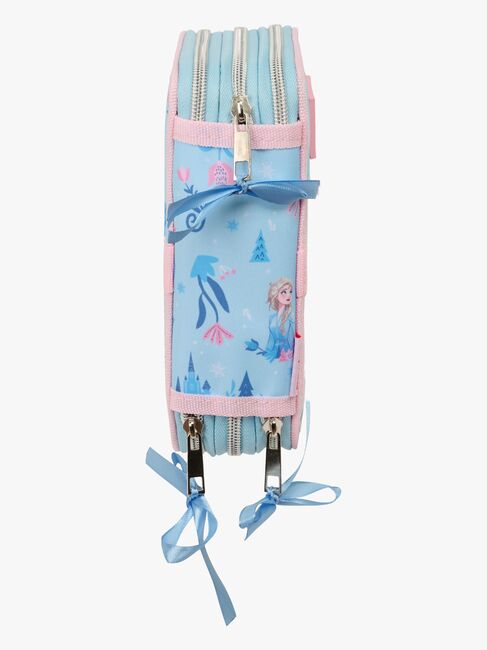 Disney Frozen Penalhus med 3 Rum Ice Magic, Lyseblå