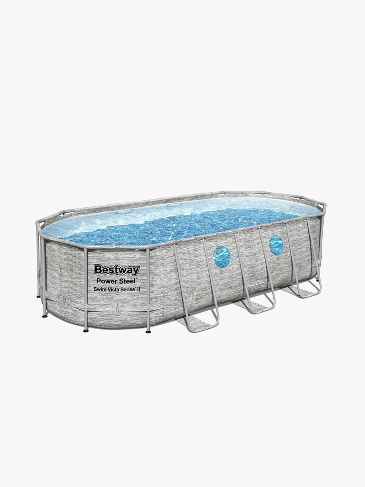 Bestway Power Steel Swim Vista Series Oval poolsæt 549x274x122 cm