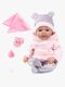Bayer Design Reborn Baby Dukke med Tilbehør Bamse 38 cm