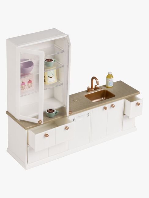 Lundby Dukkehustilbehør Køkken Med Vitrineskab 60-2110-00-1137_3a.jpg