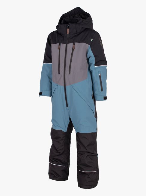 Lindberg Alpine Flyverdragt, Black/Turquiose