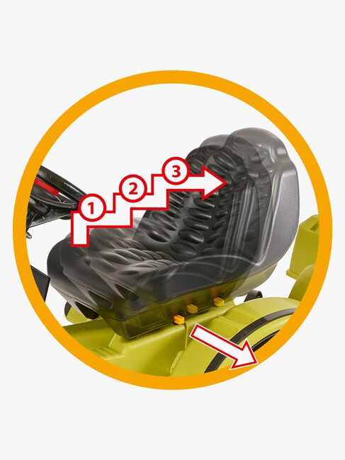 BIG Pedaltraktor m. Trailer Claas Celtis