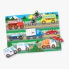 Melissa & Doug Knoppuslespil Af Træ Transportmidler 8 Dele