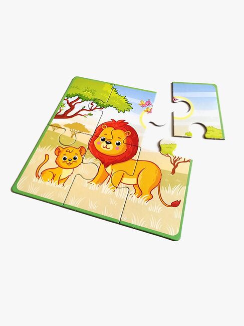 Tactic Puslespil Mit Første Puslespil Safari, 4x6 Brikker