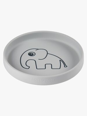 Done By Deer Silikonetallerken Elphee, Grey