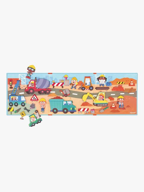 Janod Magneti'Stories Magnetsæt Byggeplads 30 Stk.