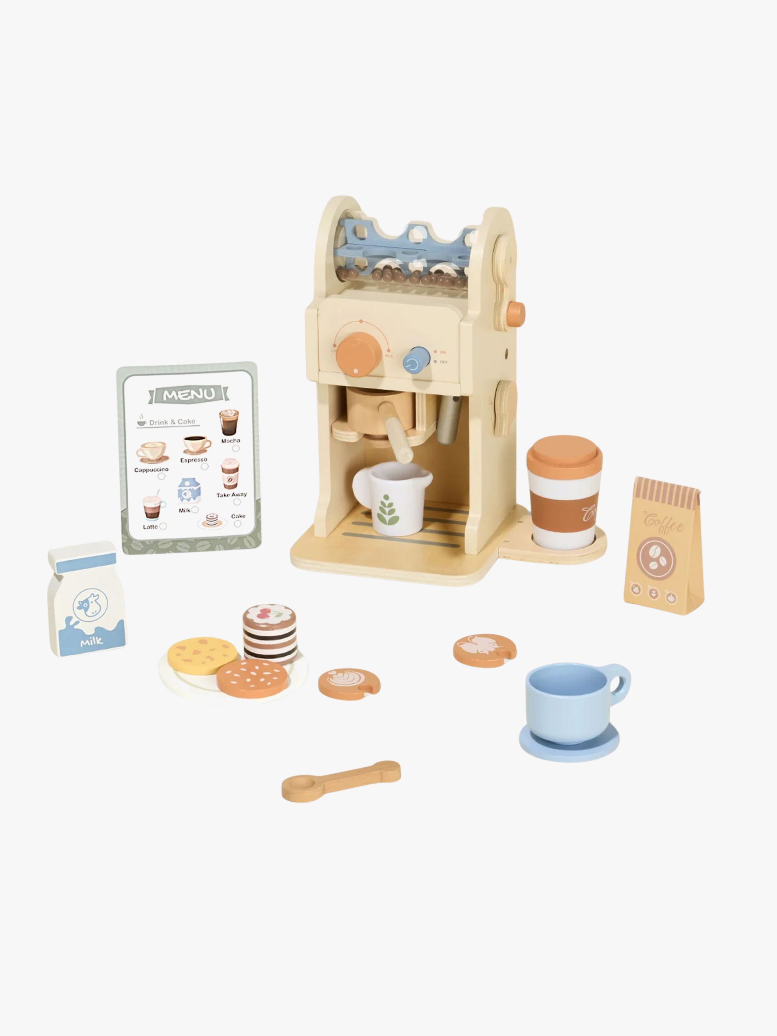 Tooky Toy Kaffemaskine, Beige
