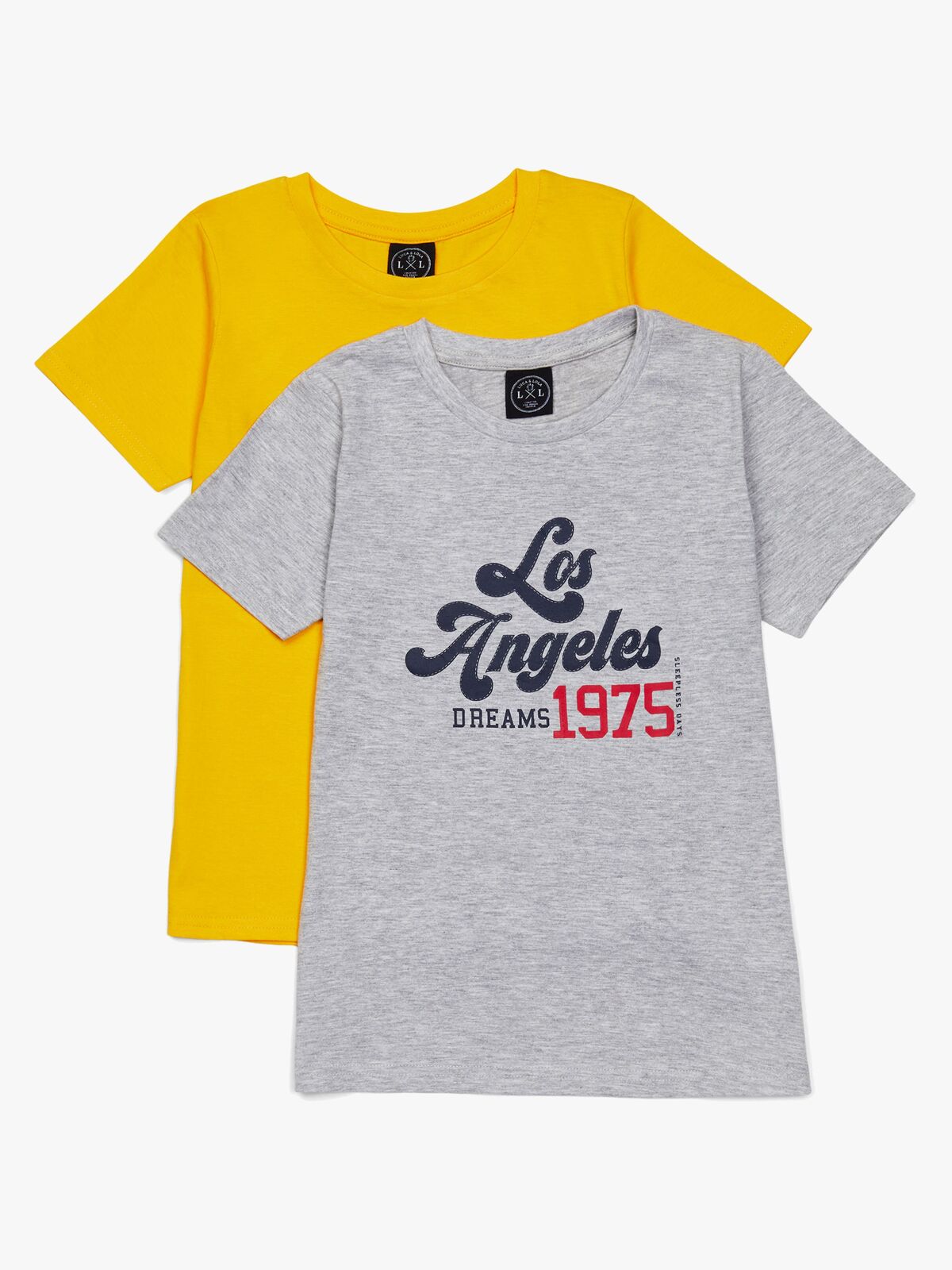 Luca & Lola Olivia Top 2-pak, Grey Melange