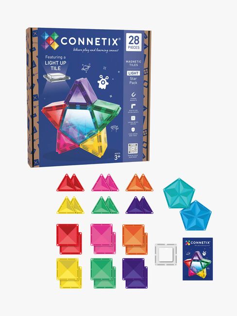 Connetix Magnetiske Byggeklodser Light Star 28 Dele