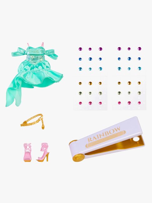 Rainbow High Be Dazzling Celine Turquoise Modedukke, Teal