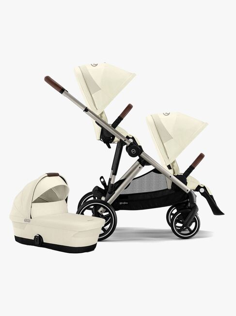 Cybex GAZELLE S Søskendevogn, Seashell Beige/Taupe
