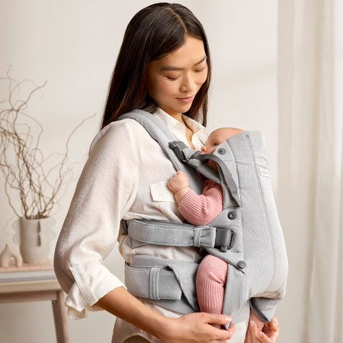 BabyBjörn Harmony Bæresele Woven, Light Grey Melange