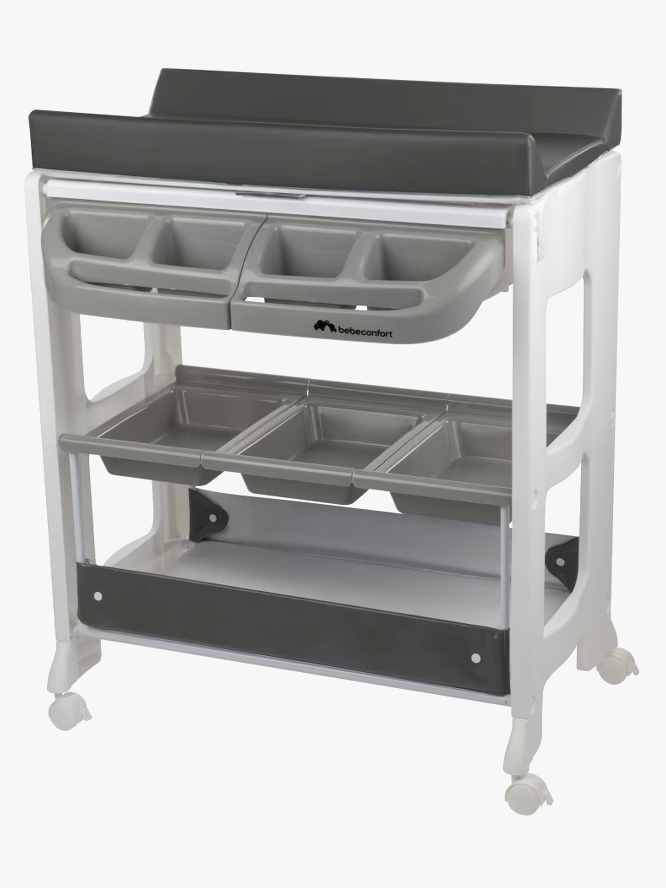 Bebeconfort Dolphy Puslebord med Badekar, Gray Mist