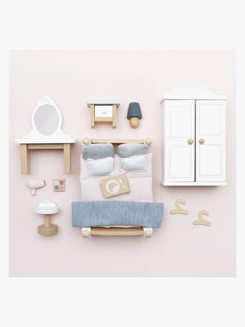 Le Toy Van Soveværelse Dukkehusmøbler 19 Dele