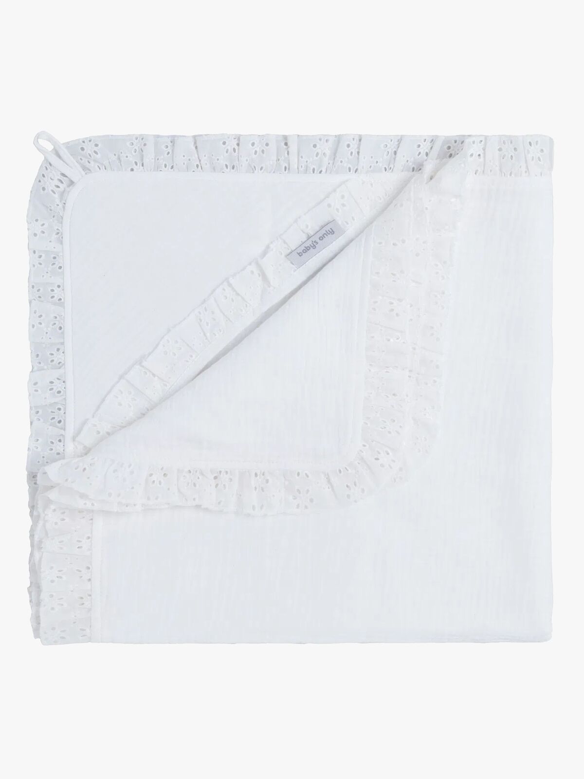 Baby's Only Hooded Baby Tæppe Calm, White