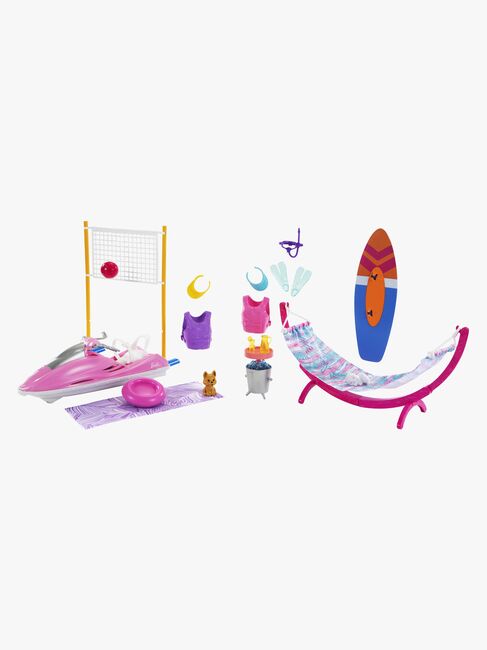 Barbie  Beach Friends Dukker og Tilbehør